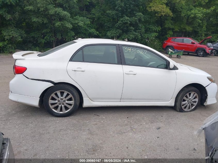2009 Toyota Corolla S VIN: 2T1BU40E19C100966 Lot: 39560167