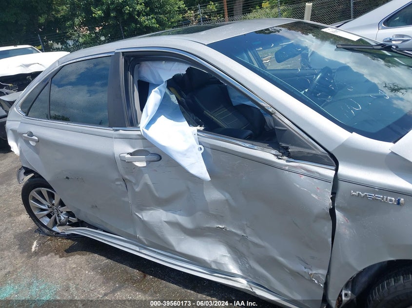 2016 Toyota Camry Hybrid Xle VIN: 4T1BD1FK4GU191397 Lot: 39560173