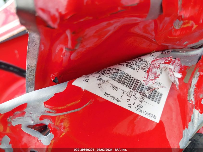 2011 Ford F-150 Stx VIN: 1FTFX1EF5BFB39811 Lot: 39560201