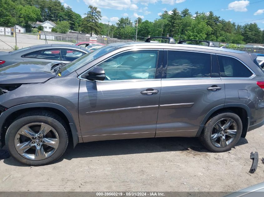 2017 Toyota Highlander Limited Platinum VIN: 5TDDZRFH2HS466451 Lot: 39560219