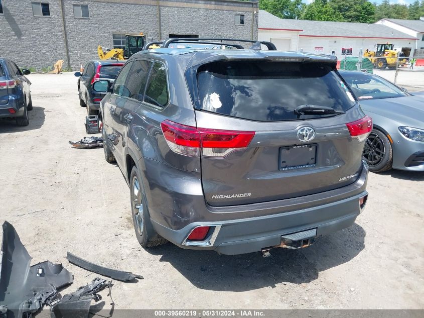 2017 Toyota Highlander Limited Platinum VIN: 5TDDZRFH2HS466451 Lot: 39560219