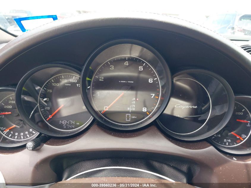 2012 Porsche Cayenne VIN: WP1AA2A23CLA09287 Lot: 39560236