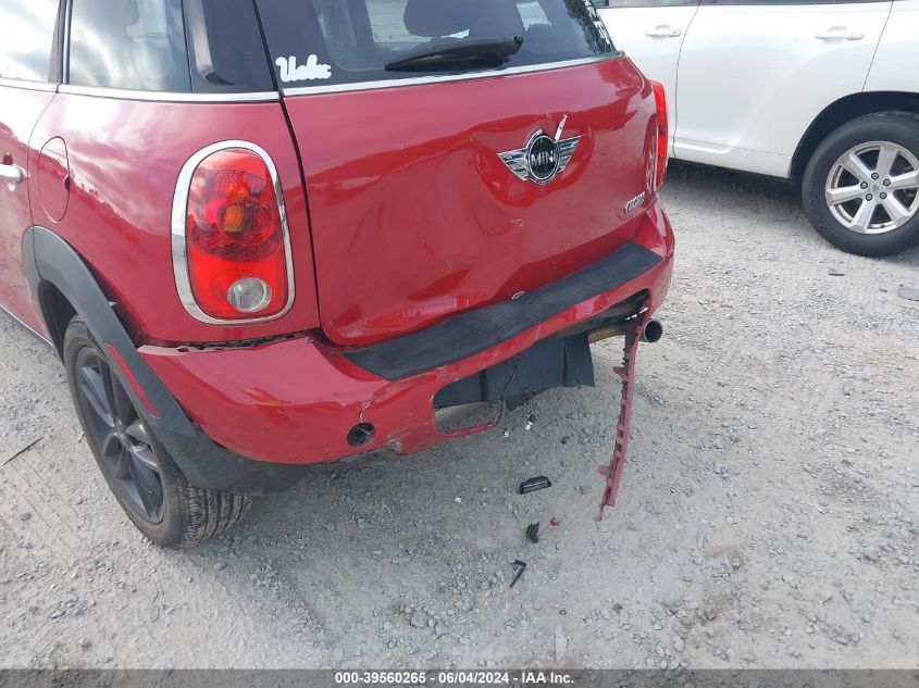 2013 Mini Countryman Cooper VIN: WMWZB3C58DWM07574 Lot: 39560265