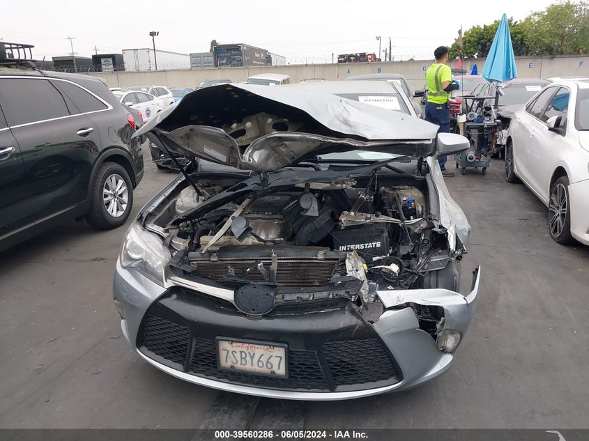 2016 Toyota Camry Se VIN: 4T1BF1FK2GU227310 Lot: 39560286