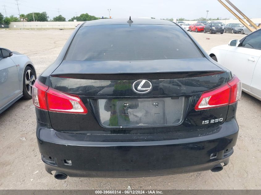2013 Lexus Is 250 VIN: JTHBF5C21D5192683 Lot: 39560314