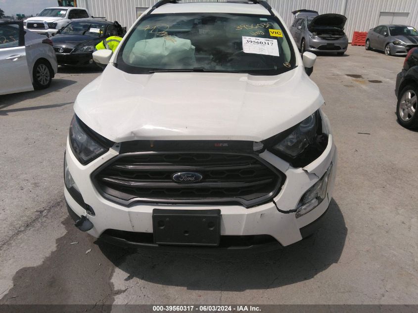 2018 Ford Ecosport Ses VIN: MAJ6P1CL0JC247767 Lot: 39560317