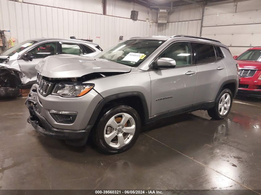 2021 Jeep Compass Latitude 4X4 VIN: 3C4NJDBB0MT573885 Lot: 39560321