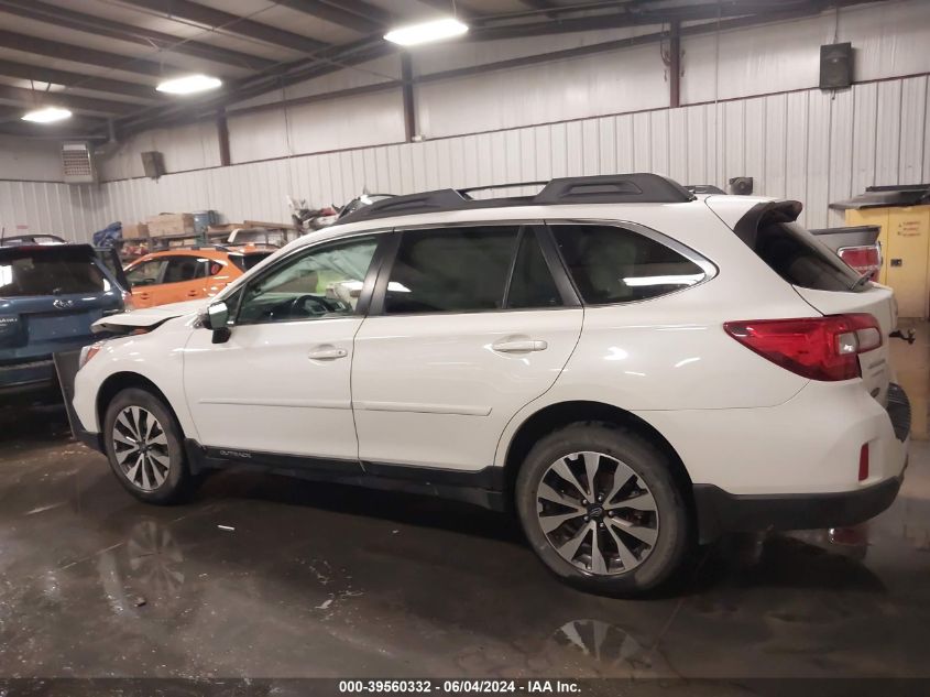 2015 Subaru Outback 2.5I Limited VIN: 4S4BSBNC4F3318546 Lot: 39560332
