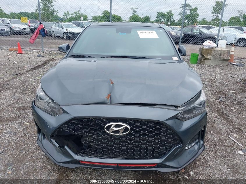 2020 Hyundai Veloster Turbo VIN: KMHTH6AB2LU031364 Lot: 39560345