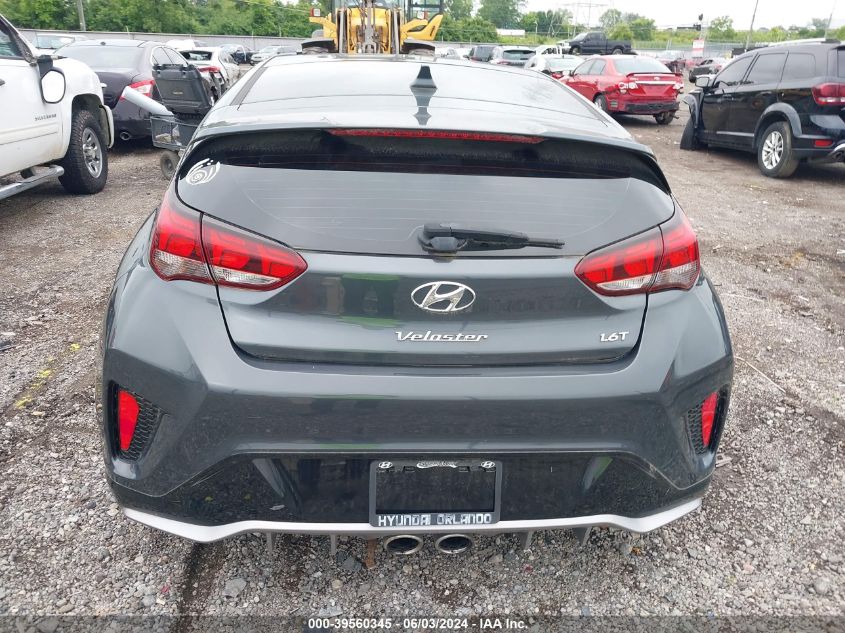 2020 Hyundai Veloster Turbo VIN: KMHTH6AB2LU031364 Lot: 39560345