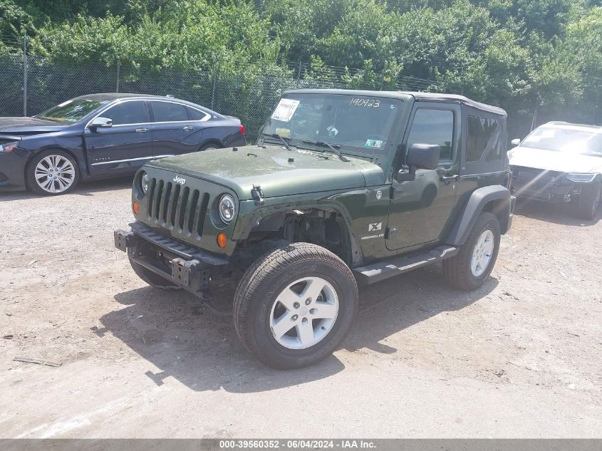 1J4FA24177L190923 2007 Jeep Wrangler X