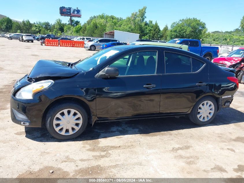 2015 Nissan Versa 1.6 S+ VIN: 3N1CN7AP0FL831757 Lot: 39560371