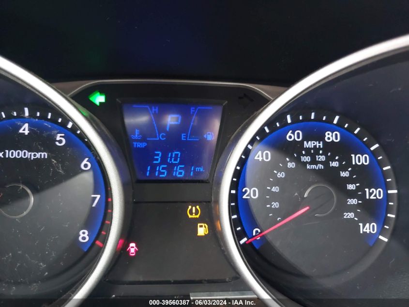 2012 Hyundai Tucson Gls VIN: KM8JU3AC0CU498096 Lot: 39560387