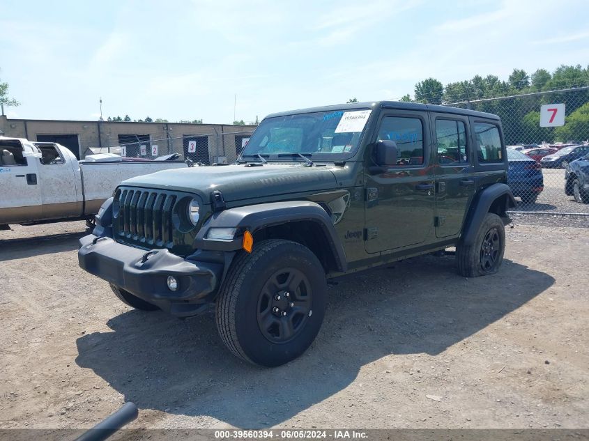 2022 Jeep Wrangler Unlimited Sport VIN: 1C4HJXDN1NW151335 Lot: 39560394