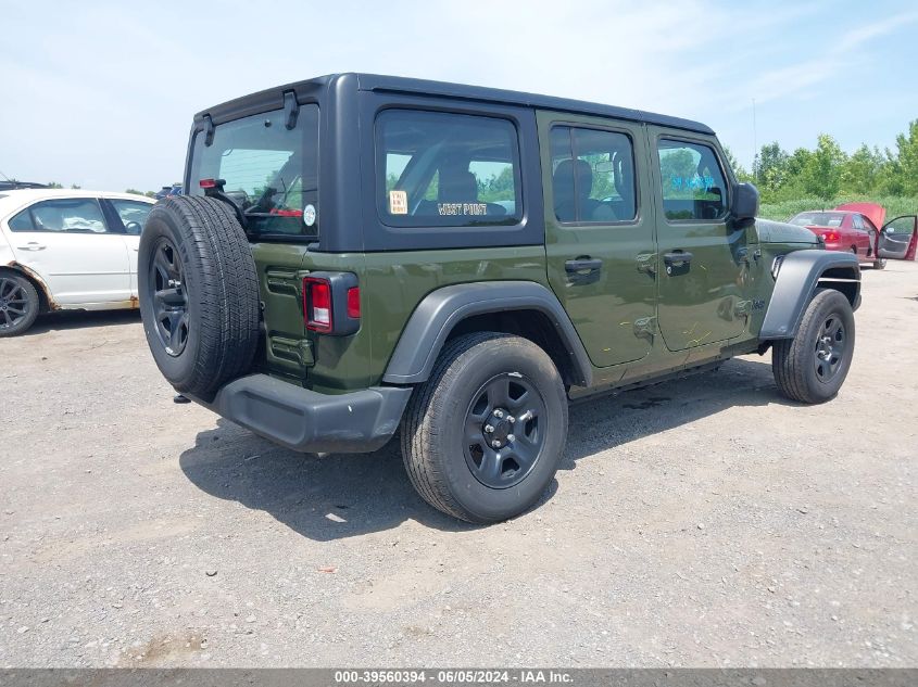 2022 Jeep Wrangler Unlimited Sport VIN: 1C4HJXDN1NW151335 Lot: 39560394