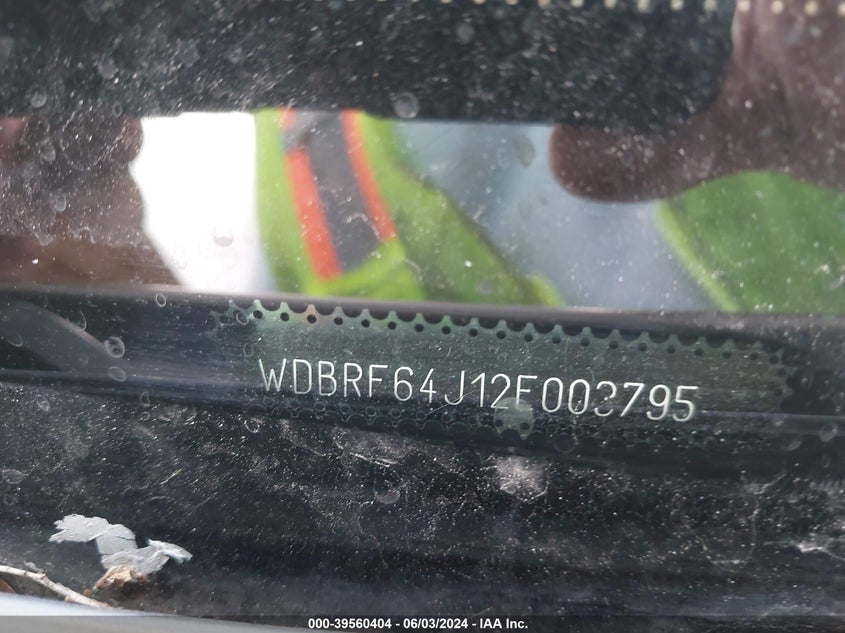 2002 Mercedes-Benz C 320 VIN: WDBRF64J12E003795 Lot: 39560404