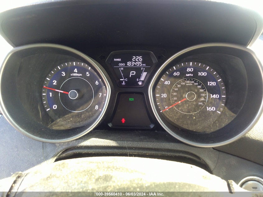 2013 Hyundai Elantra Limited VIN: 5NPDH4AE6DH228234 Lot: 39560410