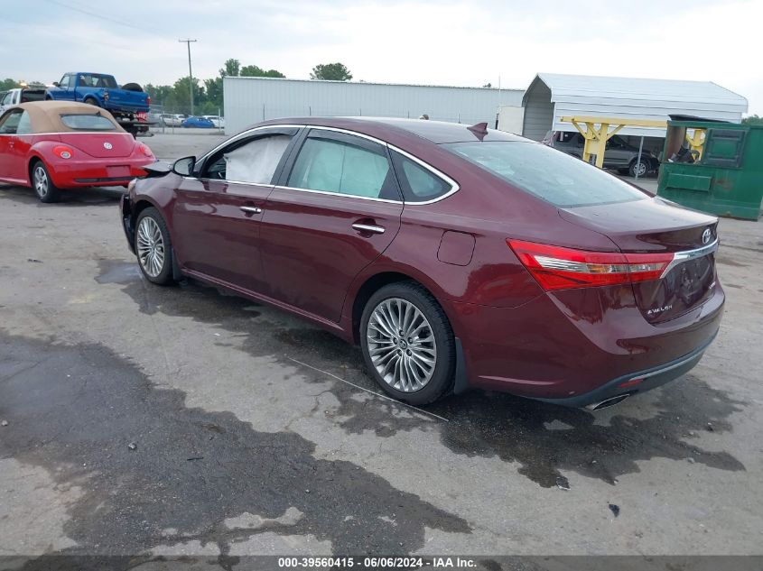 2017 Toyota Avalon Limited VIN: 4T1BK1EBXHU256973 Lot: 39560415