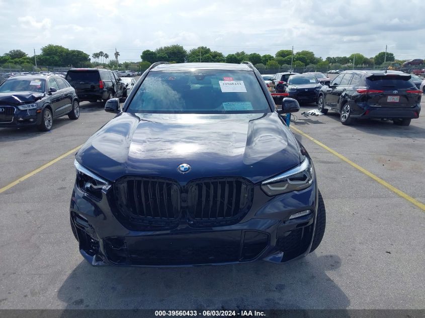 2021 BMW X5 Sdrive40I VIN: 5UXCR4C08M9H01779 Lot: 39560433