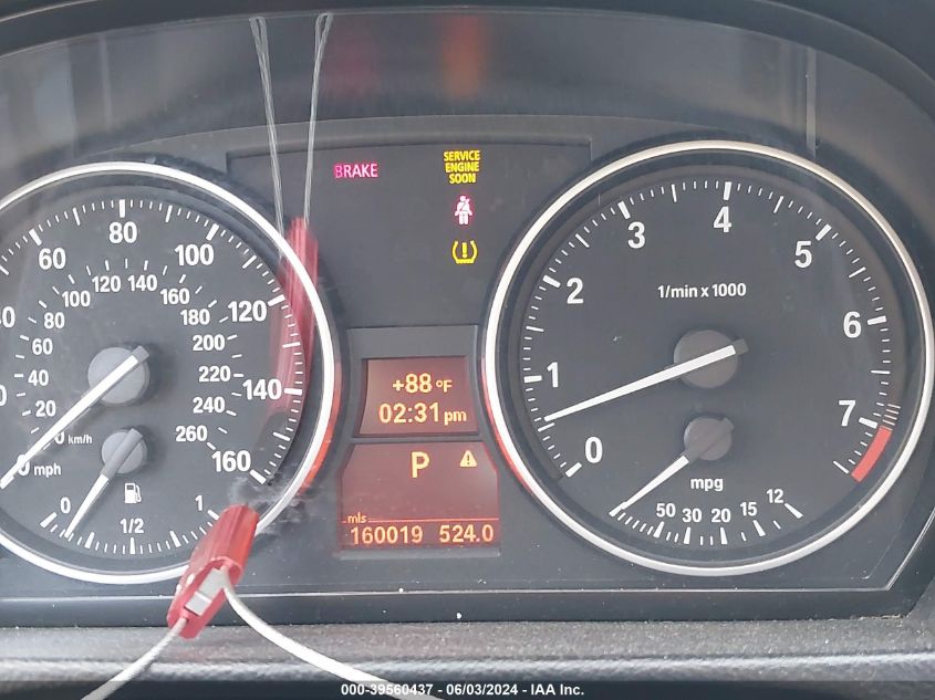 2009 BMW 328I xDrive VIN: WBAPK73599A454955 Lot: 39560437