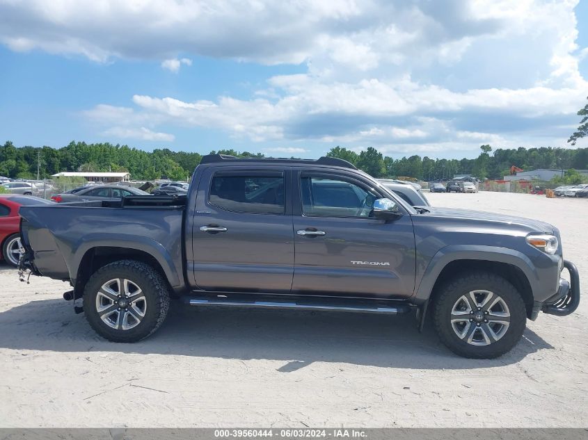 2017 Toyota Tacoma Limited VIN: 5TFGZ5AN8HX099410 Lot: 39560444