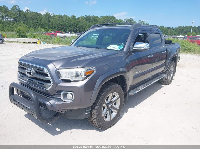 2017 Toyota Tacoma Limited VIN: 5TFGZ5AN8HX099410 Lot: 39560444