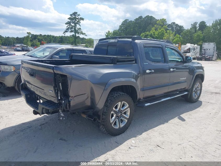 2017 Toyota Tacoma Limited VIN: 5TFGZ5AN8HX099410 Lot: 39560444