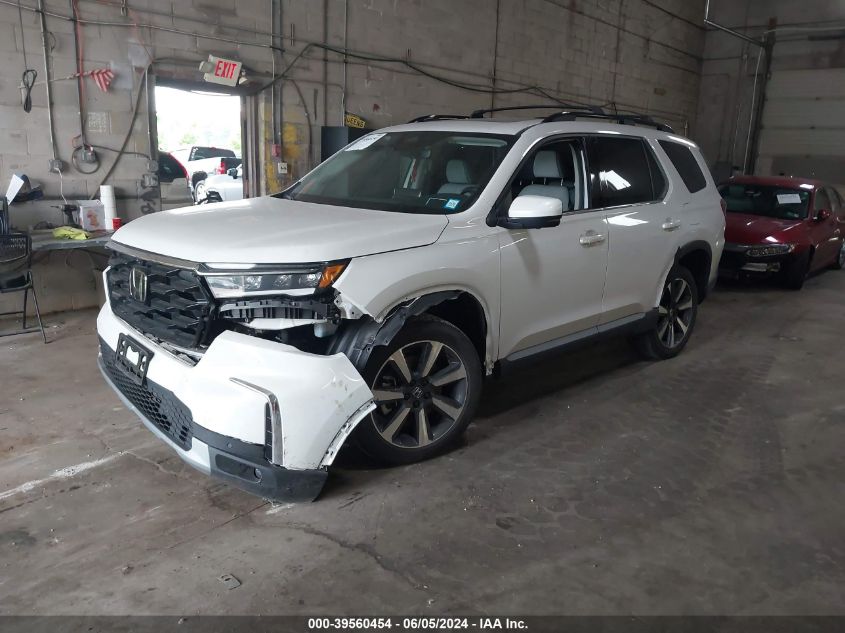 2023 Honda Pilot Elite VIN: 5FNYG1H80PB006519 Lot: 39560454