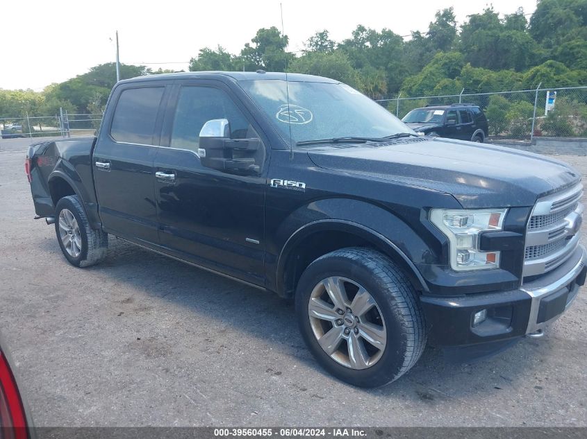 2016 FORD F-150 PLATINUM - 1FTEW1EG5GFB35157