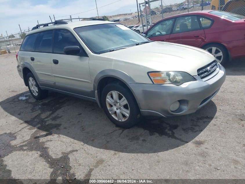 2005 Subaru Outback 2.5I VIN: 4S4BP61C757381792 Lot: 39560482