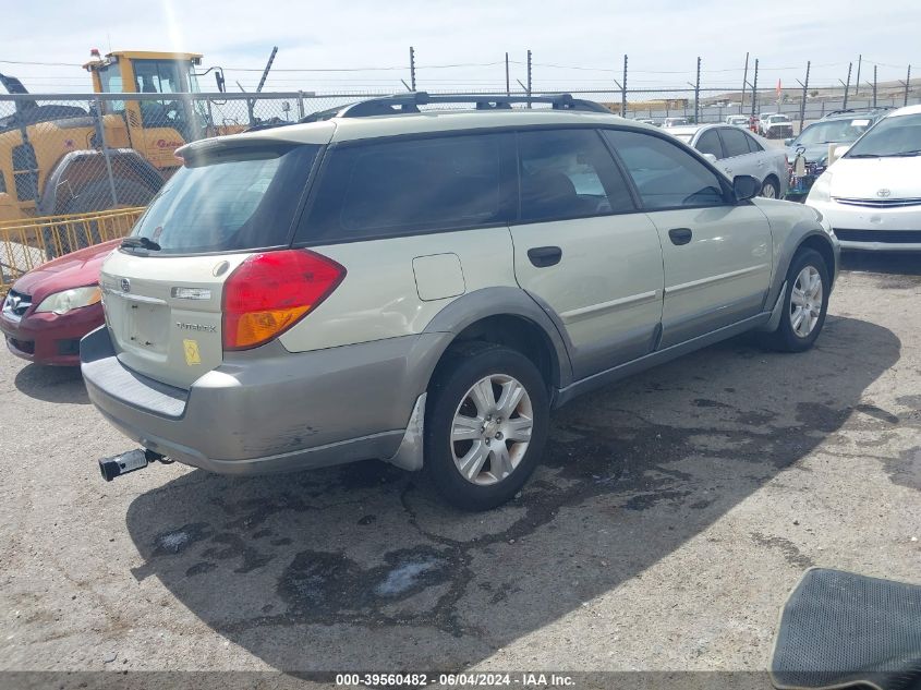 2005 Subaru Outback 2.5I VIN: 4S4BP61C757381792 Lot: 39560482