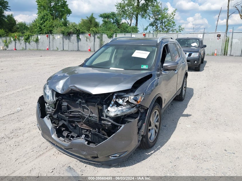 2015 Nissan Rogue Sl VIN: 5N1AT2MV9FC779057 Lot: 39560495