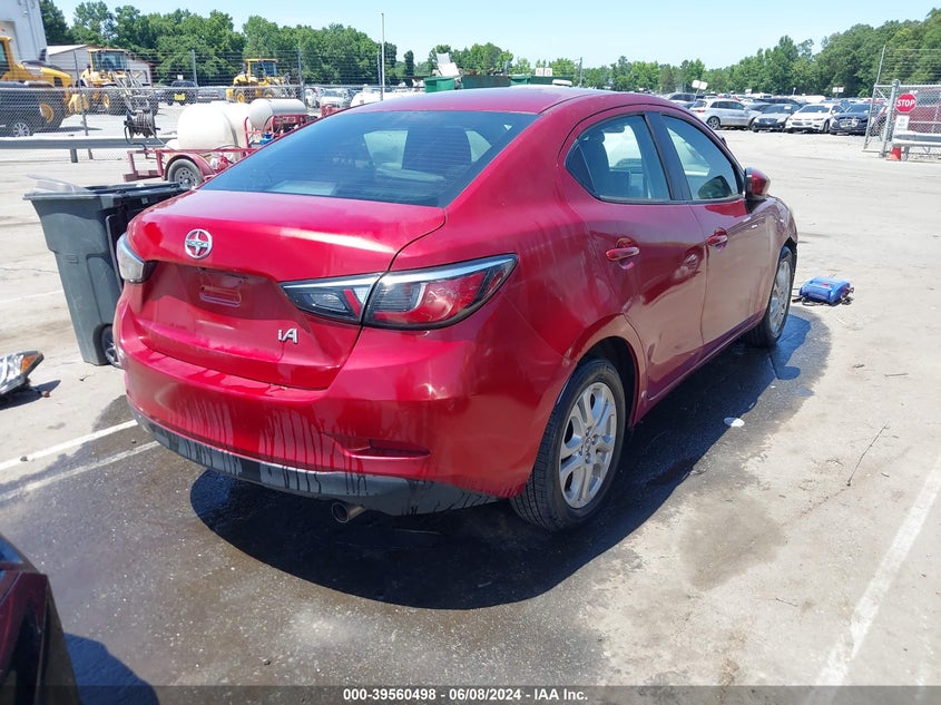 2016 Scion Ia VIN: 3MYDLBZVXGY137712 Lot: 39560498