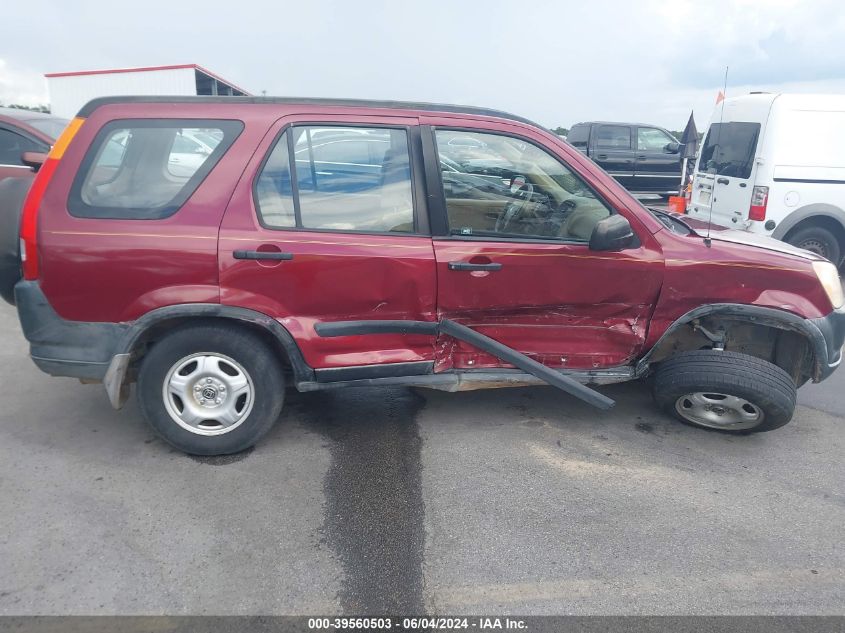 2004 Honda Cr-V Lx VIN: JHLRD68424C005729 Lot: 39560503