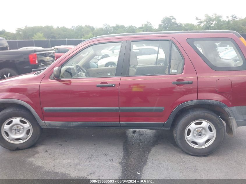 2004 Honda Cr-V Lx VIN: JHLRD68424C005729 Lot: 39560503