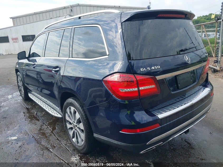 2018 Mercedes-Benz Gls 450 4Matic VIN: 4JGDF6EE1JB154497 Lot: 39560519