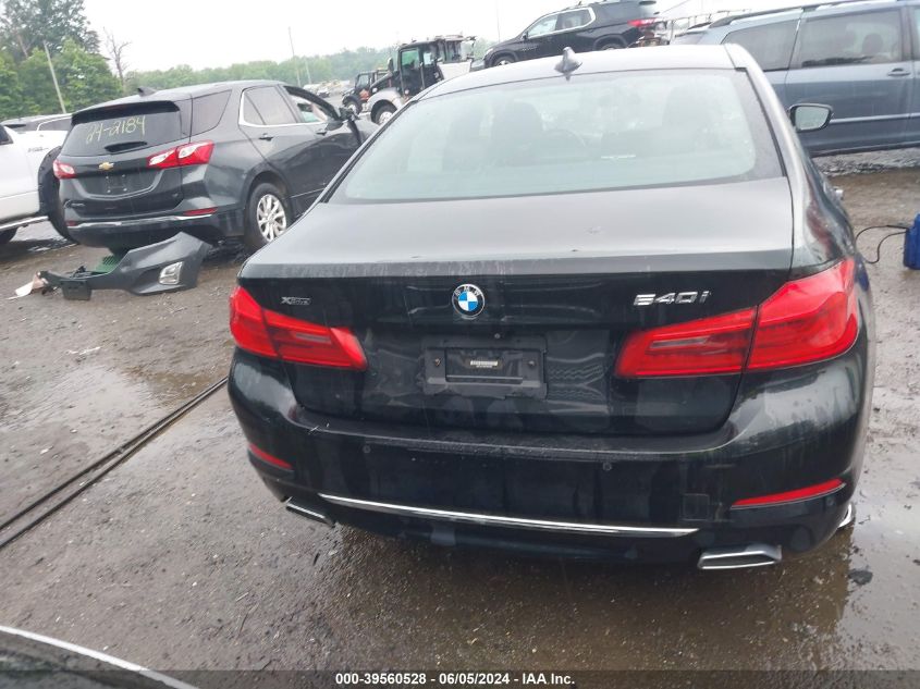 2019 BMW 540I xDrive VIN: WBAJE7C56KG893286 Lot: 39560528