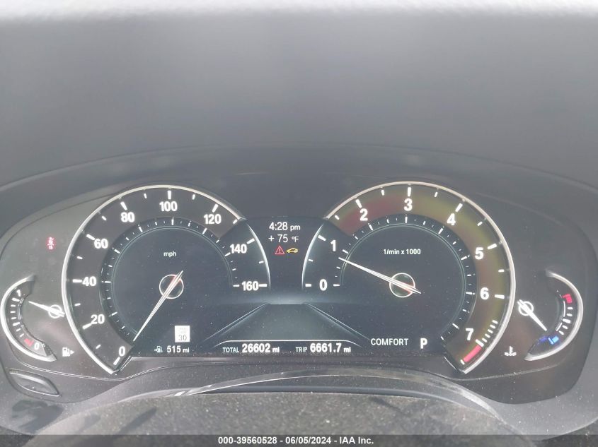 2019 BMW 540I xDrive VIN: WBAJE7C56KG893286 Lot: 39560528