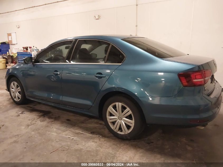 2017 Volkswagen Jetta 1.4T S VIN: 3VW2B7AJ0HM218688 Lot: 39560533