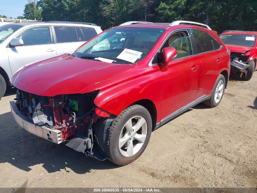 2010 Lexus Rx 350 VIN: 2T2BK1BA4AC017272 Lot: 39560535