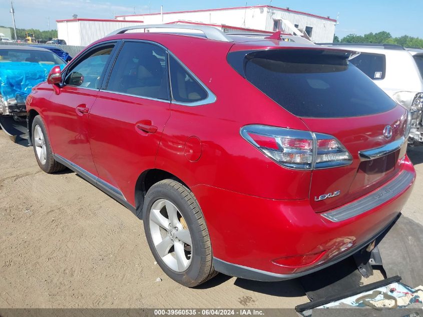 2010 Lexus Rx 350 VIN: 2T2BK1BA4AC017272 Lot: 39560535