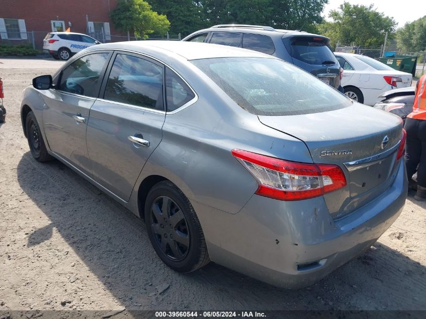 2013 Nissan Sentra S VIN: 3N1AB7APXDL740699 Lot: 39560544