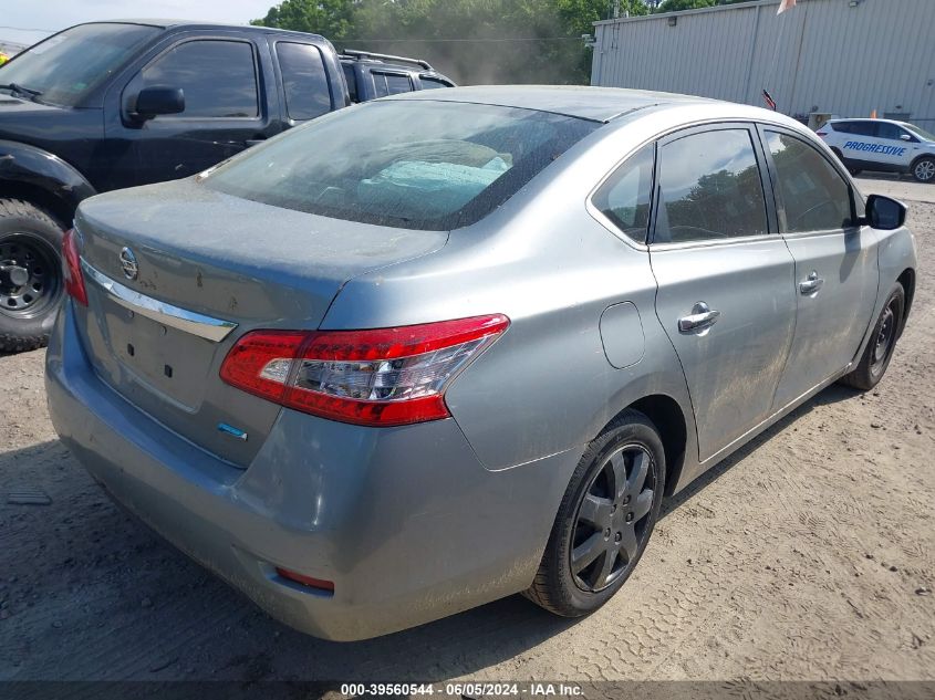 2013 Nissan Sentra S VIN: 3N1AB7APXDL740699 Lot: 39560544