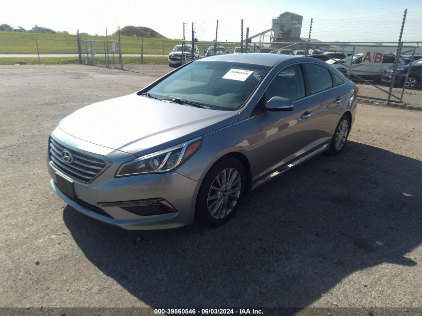 2015 Hyundai Sonata Sport/Limited VIN: 5NPE34AF3FH243613 Lot: 39560546