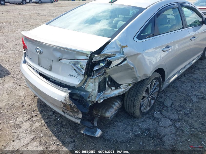 2016 Hyundai Sonata Sport VIN: 5NPE34AF1GH378610 Lot: 39560557