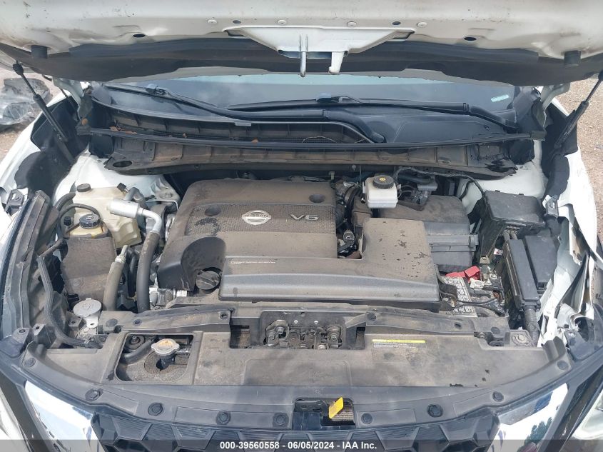 2019 Nissan Murano Sv VIN: 5N1AZ2MJ2KN143672 Lot: 39560558