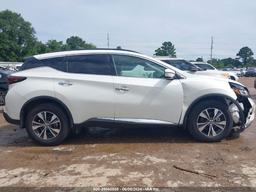 2019 Nissan Murano Sv VIN: 5N1AZ2MJ2KN143672 Lot: 39560558