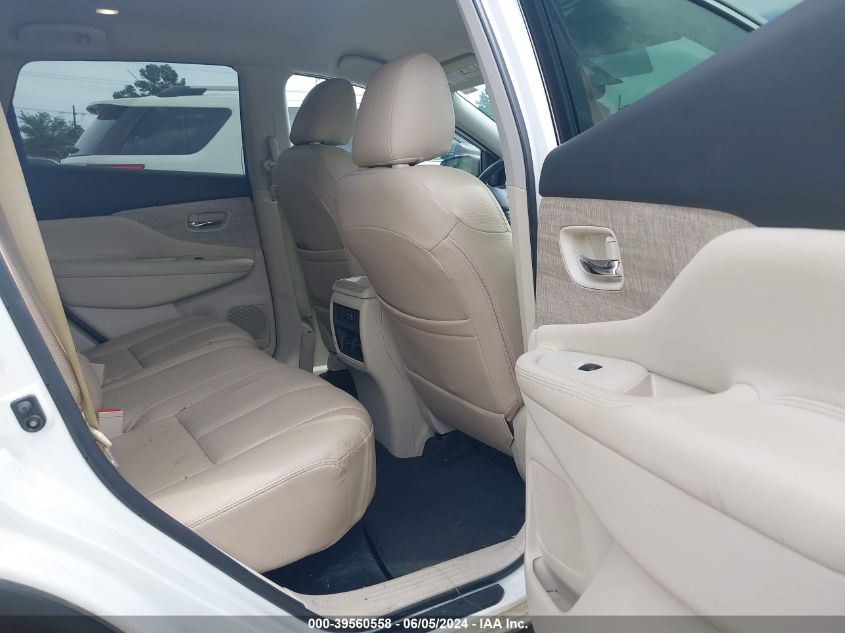 2019 Nissan Murano Sv VIN: 5N1AZ2MJ2KN143672 Lot: 39560558