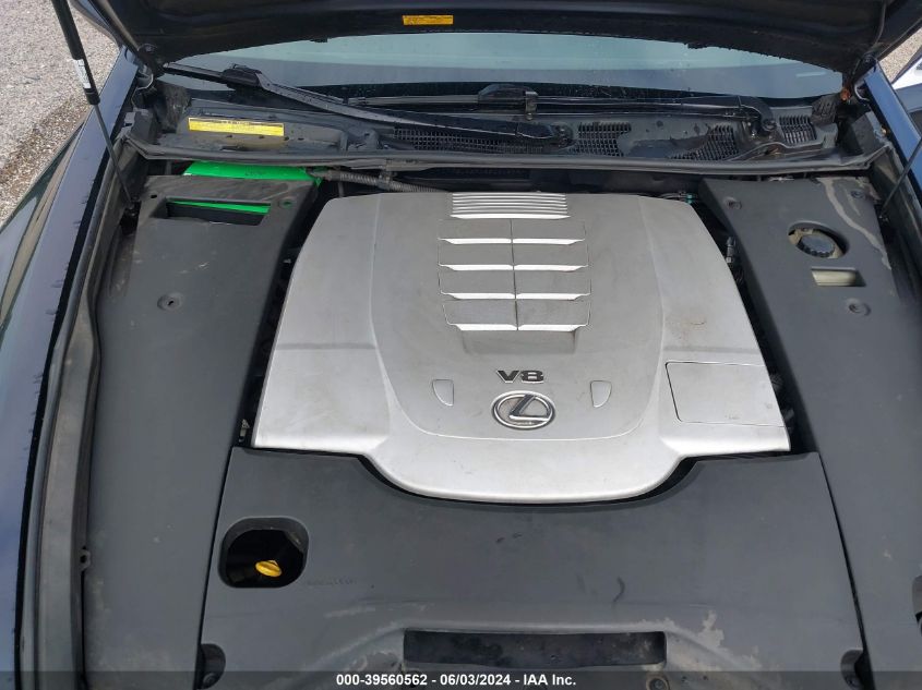 2008 Lexus Ls 460 VIN: JTHBL46F085054558 Lot: 39560562