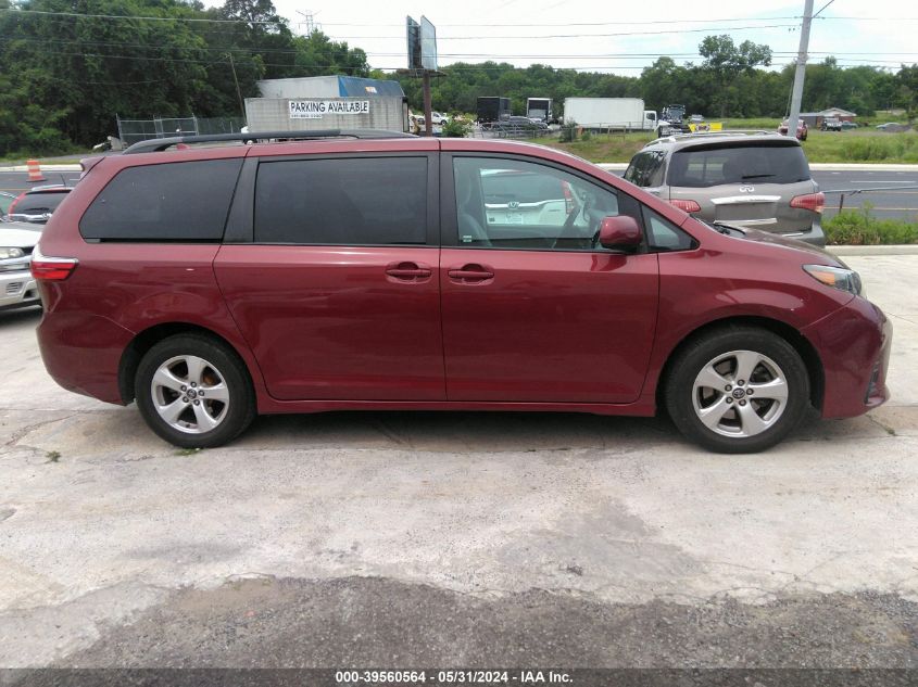 2018 Toyota Sienna Le VIN: 5TDKZ3DC1JS912932 Lot: 39560564